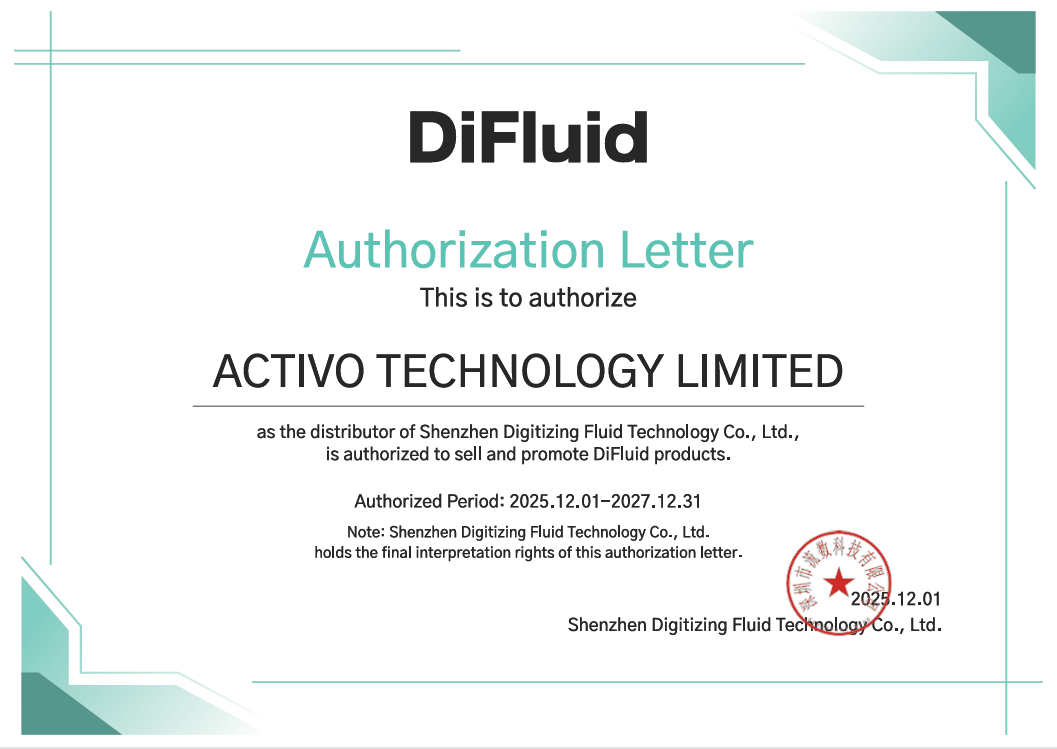 DiFluid Official Authorization Letter